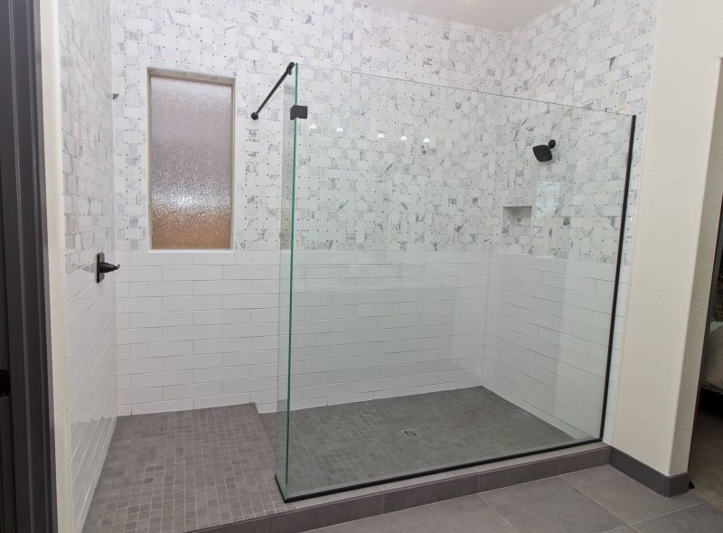 Integrated Seating within Shower